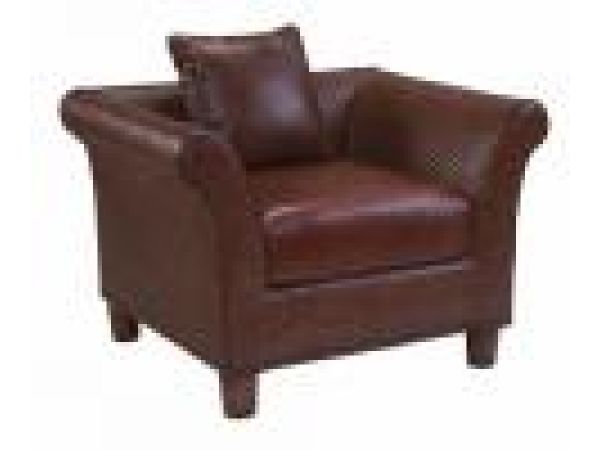 Rothshild Lounge Chair (Leath.Cush)