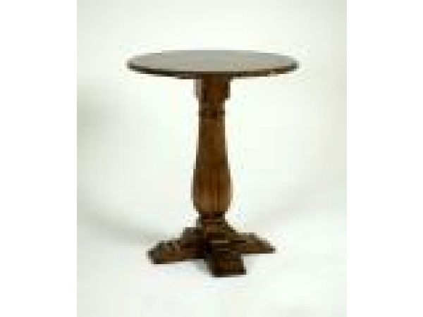 6013B Round pedestal bar table