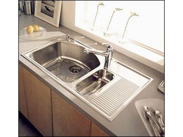 Culinaire¢â€ž¢ Top Mount Dual Level Kitchen Sink with