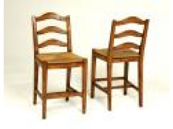 6873 Ladderback Counterstool without Arms