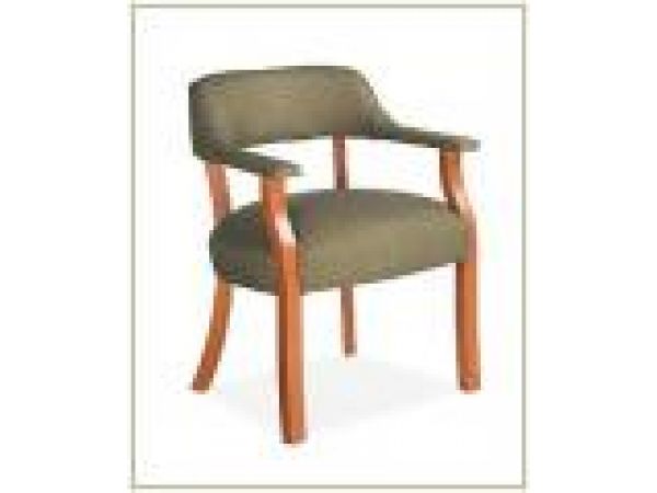 Compact Armchair. Hardwood Frame. Fixed seat