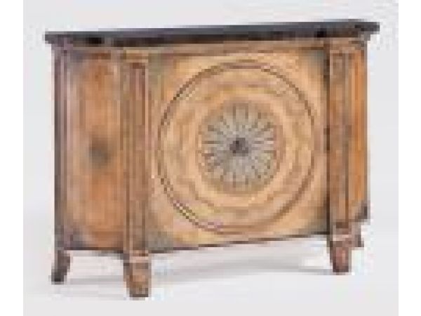Directoire Hall Commode w/ Faux Marble Top