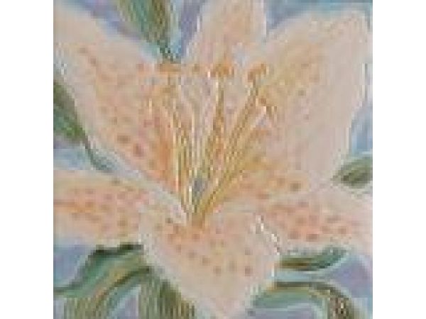 Gift Tiles-8x8 White Lily
