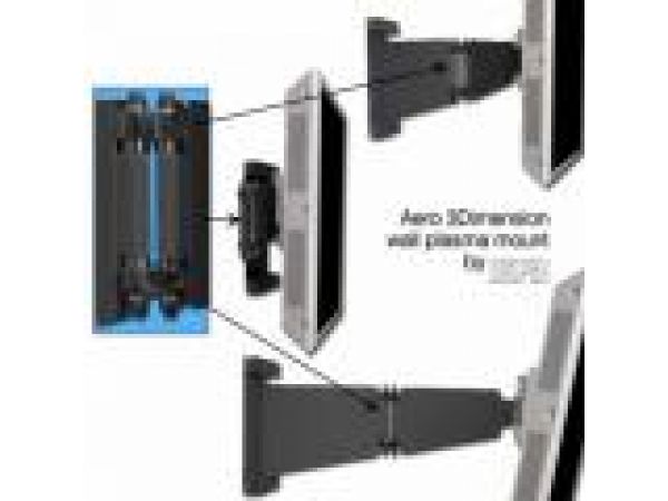Aero 3Dimension wall mount for plasma  displays