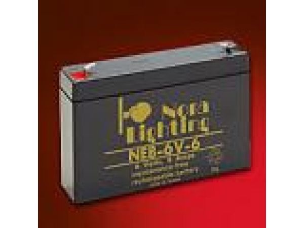 NEB-6V-6 -- Battery, 6 Volt, 6 amp/hour