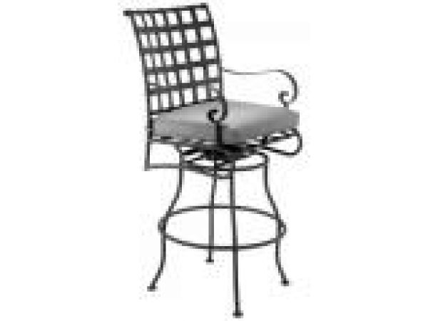 Swivel Counter Stool with Arms