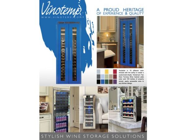 Vinotemp Offers New Trendsetting Wine Storage Solutions