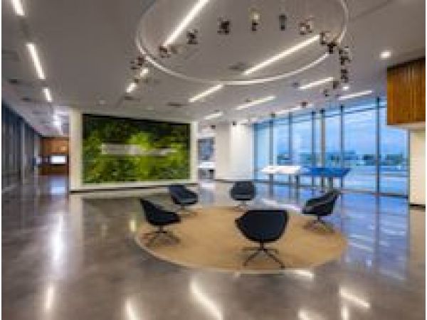 Grundfos and Rockfon align in achieving the Global Water Utility Headquarters' LEED Platinum criteria