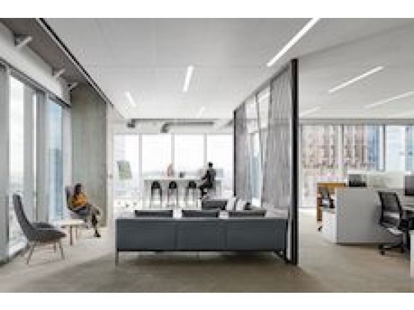 Waste Management's LEED Platinum corporate headquarters features Rockfon ceilings