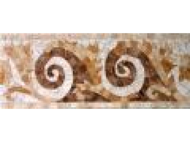 Stone Mosaics-5.5x13 Spiral Leaf 031