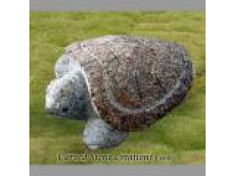 AST-N07, Hand-Carved Natural River Rock Tortoise