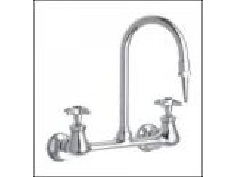 Lab Faucet Adjustable Centers Wall Mount Fitting