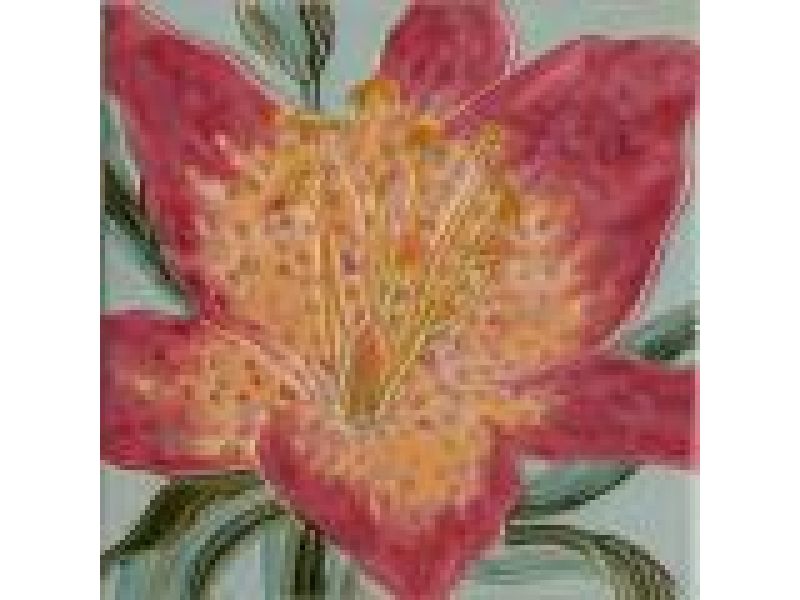 Gift Tiles-8x8 Pink Lily