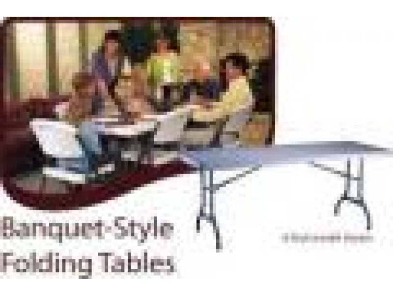 Banquet-Style Folding Tables