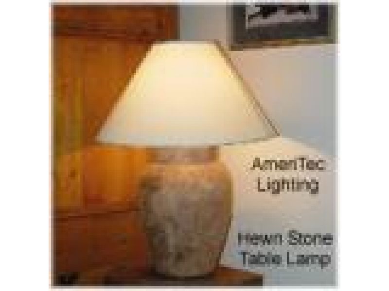 Hewn Stone Table Lamp