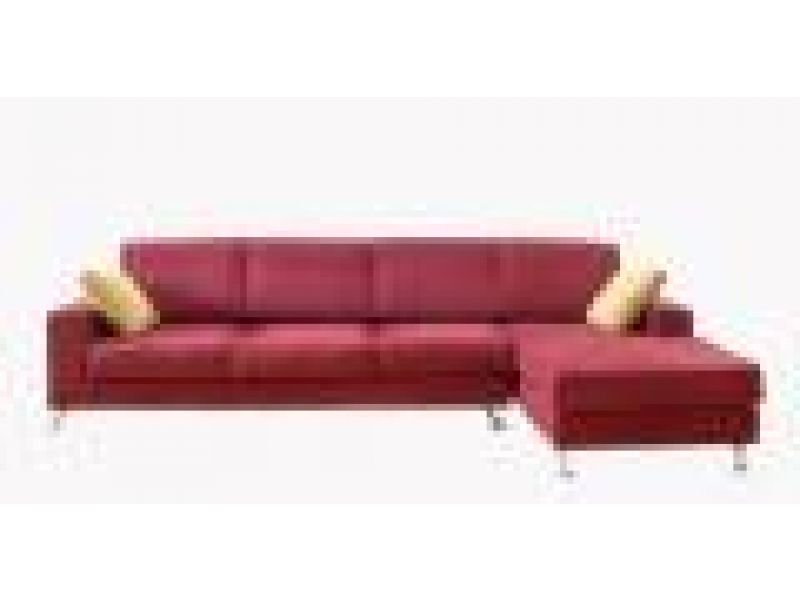 SL 165 Red, Fabric Sofa & Chaise