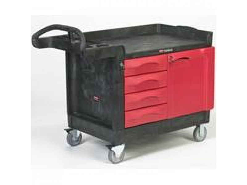 4533-88 TradeMaster‚ Cart with 4-Drawer and Cabinet, Small