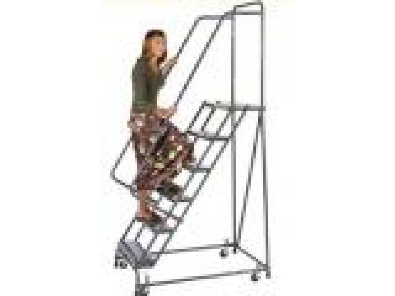 Standard Rolling Ladders with Spring Loaded Caster