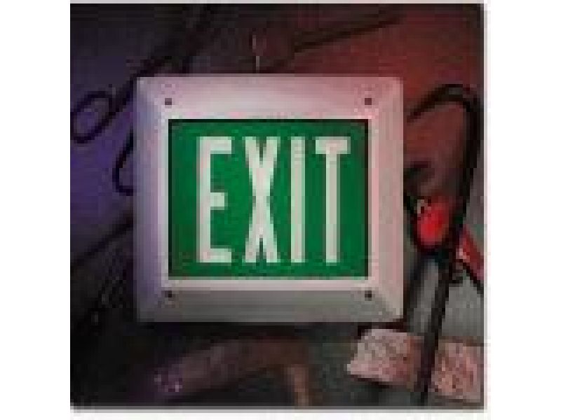Self Luminous Exit Sign
