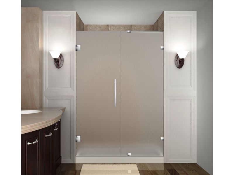 Aston Nautis Completely Frameless Hinged Shower Door