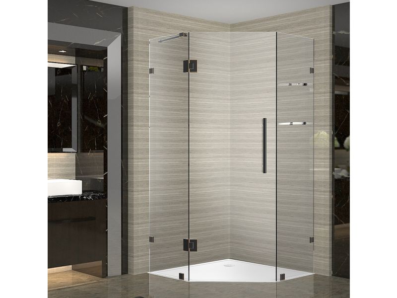 Aston Neoscape Completely Frameless Neo-Angle Shower Enclosure 