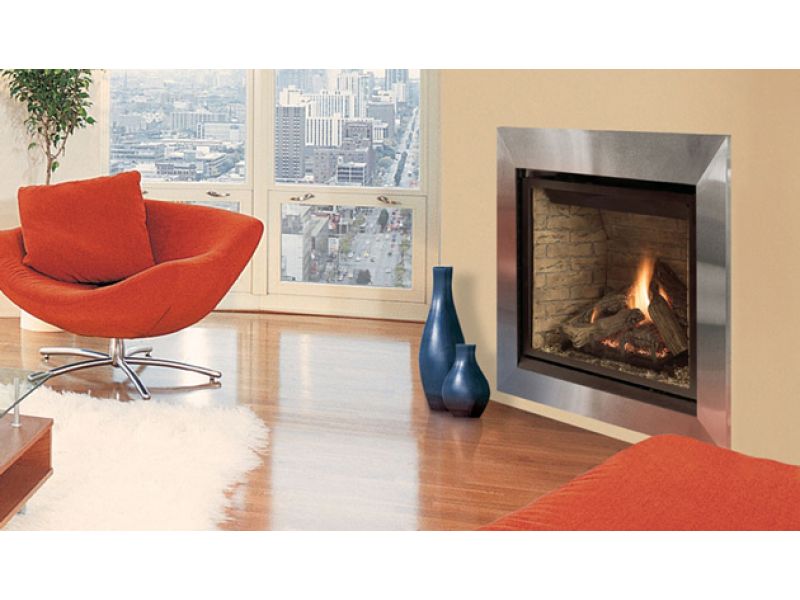 Astria Elite Louverless gas-burning direct-vent fireplace
