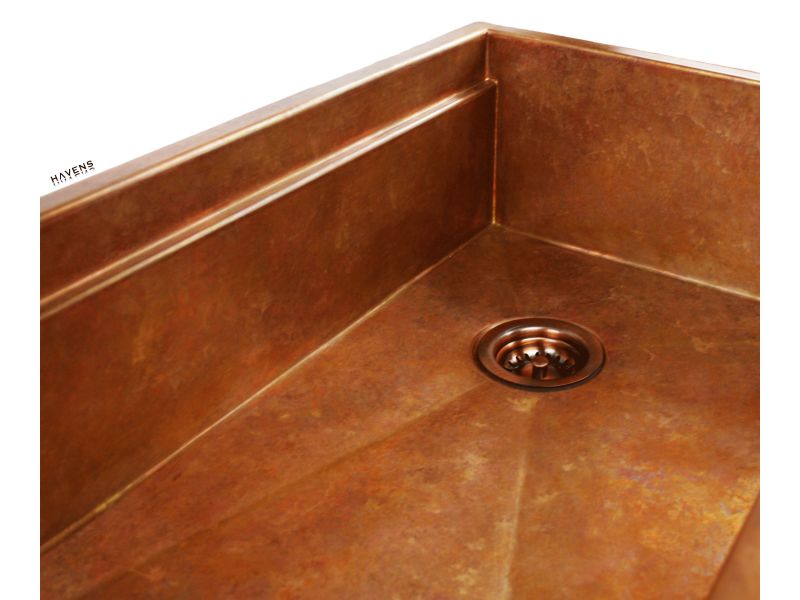 Legacy Copper Sink - Apron Front - Under Mount