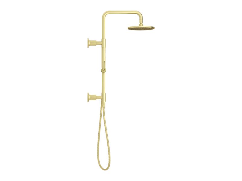 Tenet Shower Column in Brushed Gold