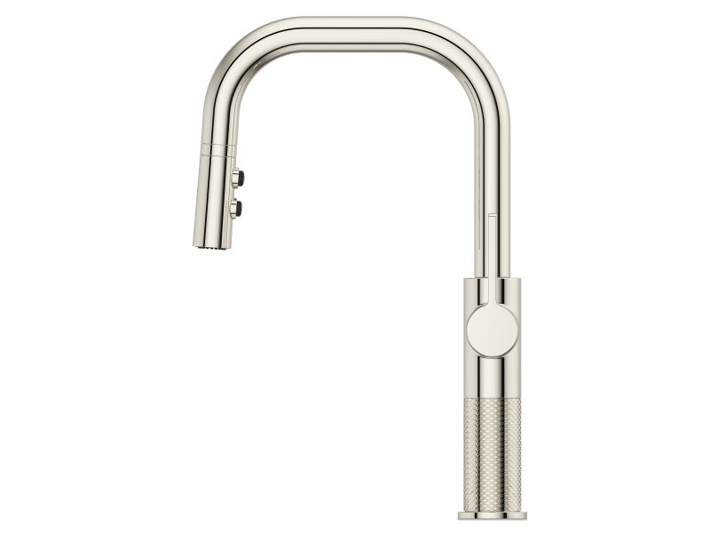 Montay 1-Handle Pull-Down Kitchen Faucet in Polished Nickel