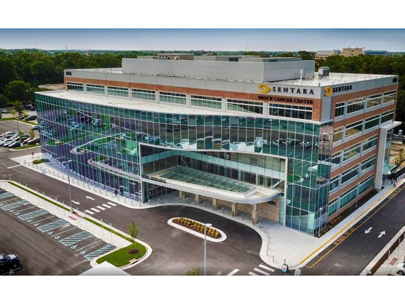 Sentara Brock Cancer Center features Acurlite skylight finished by Linetec in durable anodize