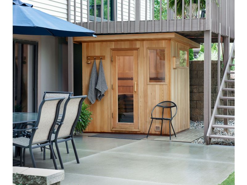 Outdoor Saunas Enhance Backyard Living