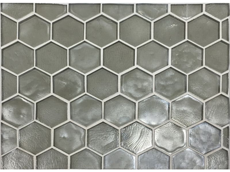 Oceanside Glasstile - New Pattern Muse Collection - Hexagon