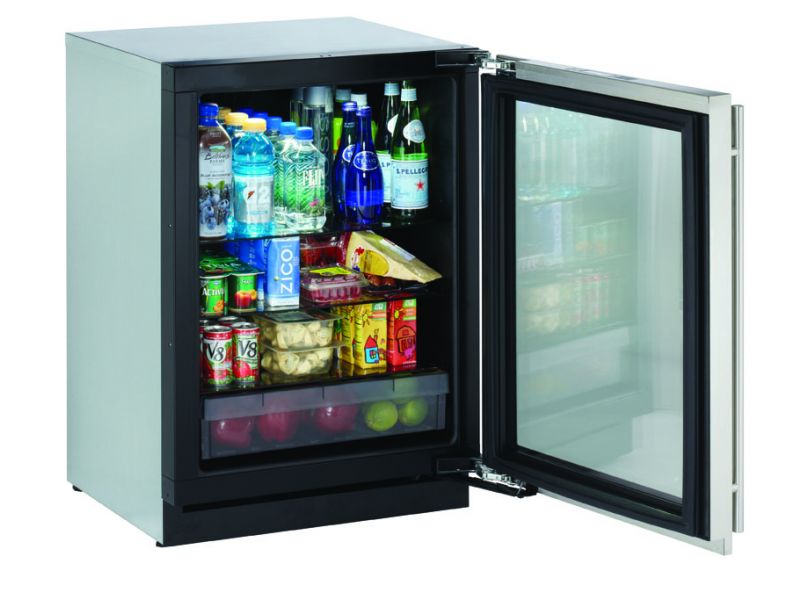  Modular 3000 Series 24” Glass Door Refrigerator - 3024RGL