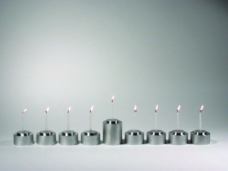 Shine - Stackable Menorah Candle And Tealight Set