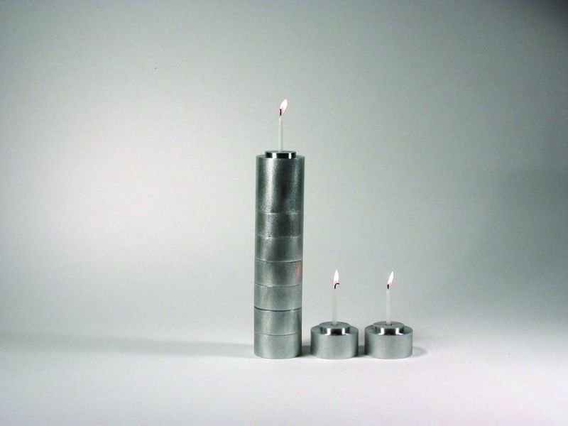 Shine - Stackable Menorah Candle And Tealight Set