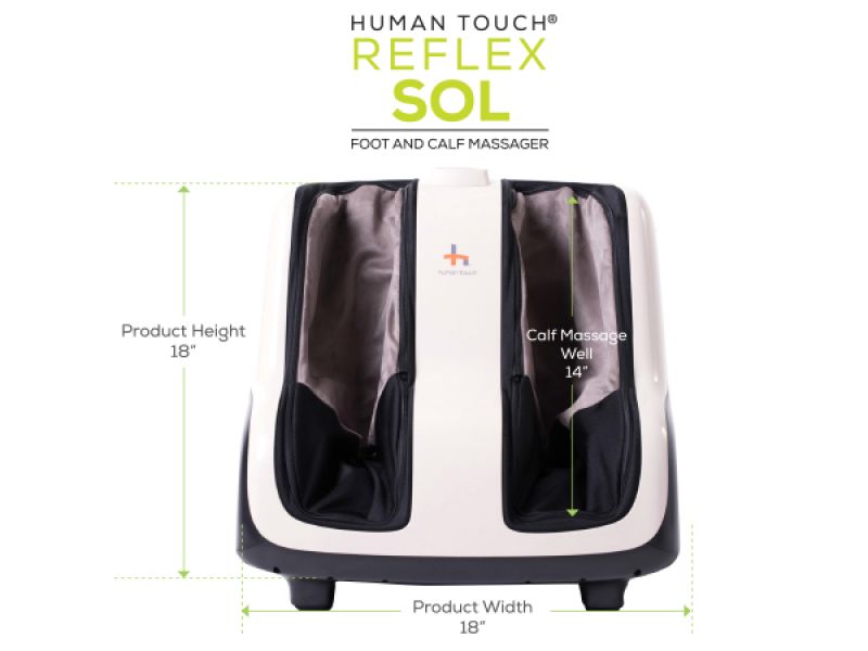 Human Touch® Reflex SOL Foot and Calf Massager 