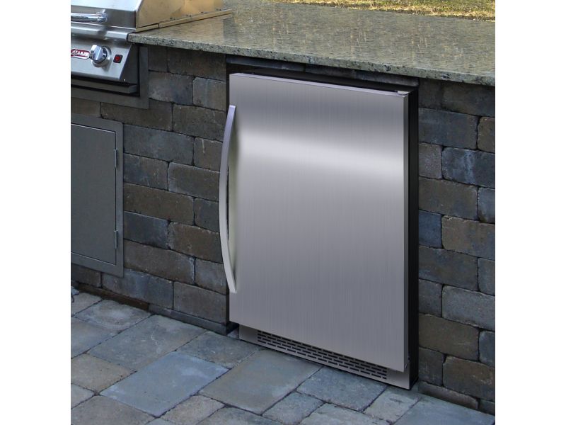 Designer Series Stainless Outdoor Refrigerator 