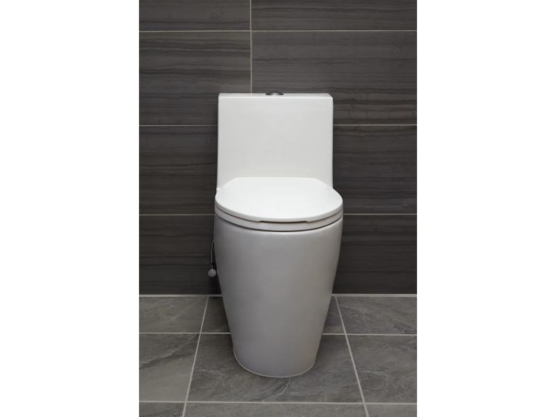 Mirabelle Sitka One-piece High Efficiency Toilet with Skirted Bowl 