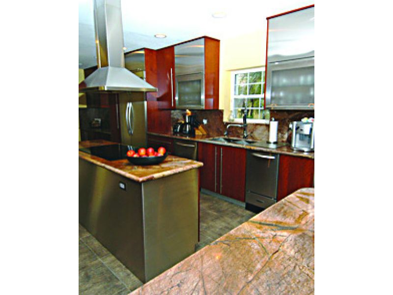 Wood Laminate for Stainless Steel Cabinets