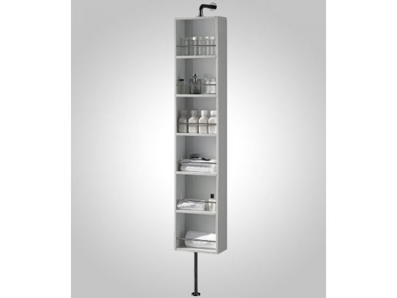 Rotating Tall Cabinet with dressing mirror