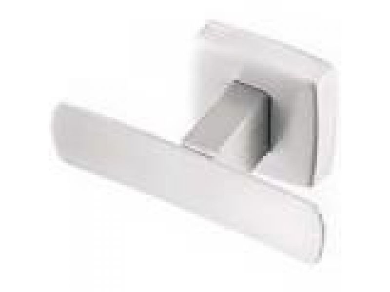Satin Stainless Accessories: Double Robe Hook