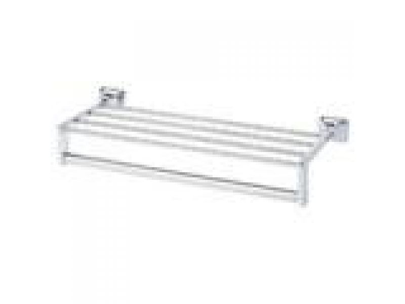 Die Cast Accessories: Towel Shelf with Towel Bar a