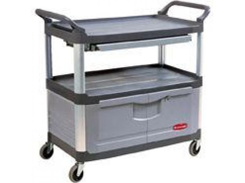4094 Instrument Cart with Lockable Doors and Sliding Drawers