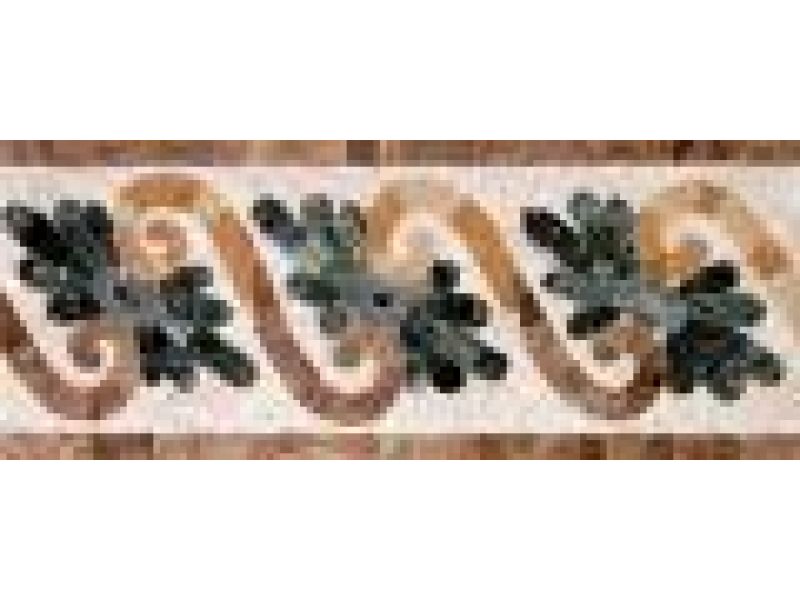 Stone Mosaics-5.25x12 Fleure Ripple BB