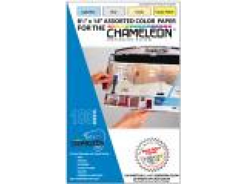 Chameleon 8.5 x14 Message Paper-100ct Assorted Col