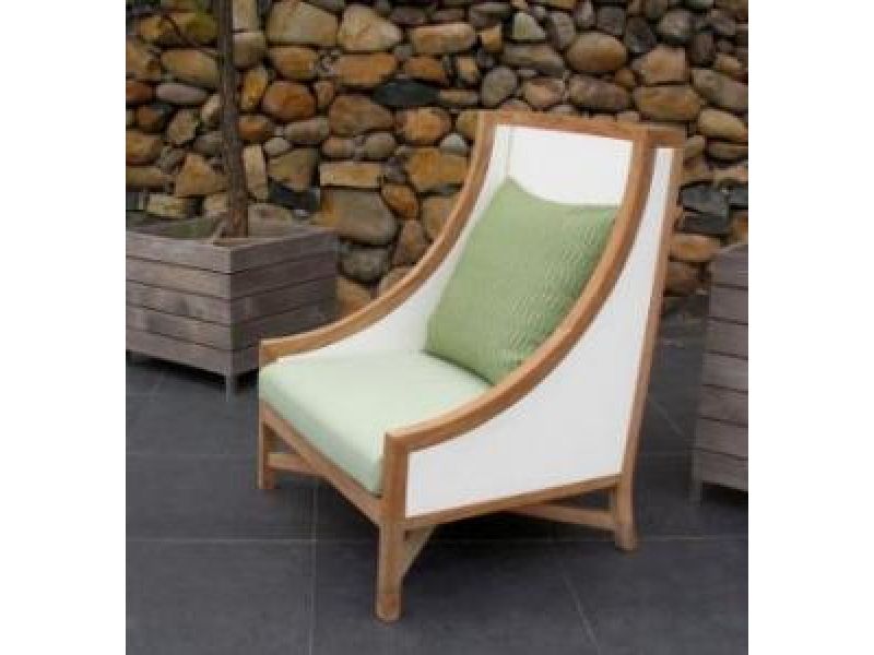 Contemporary High-Back Lounge Chair