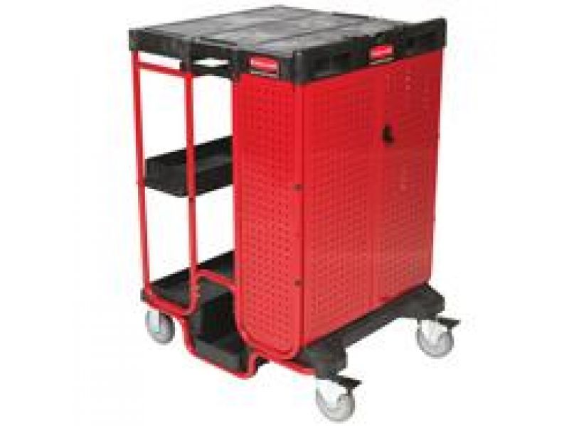 9T58 Ladder Cart with Cabinet