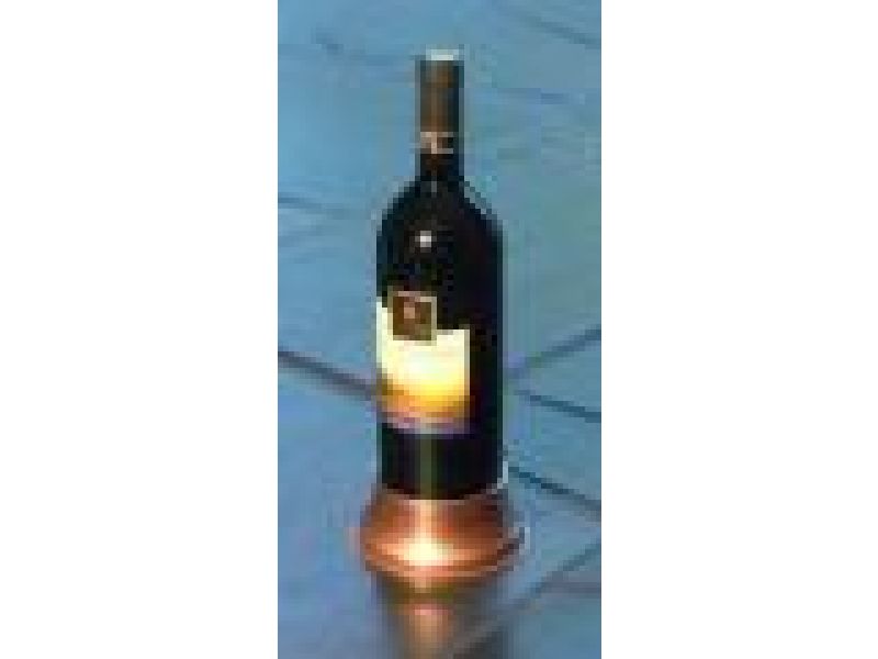 3  Wine Bottle Pedestal Coaster