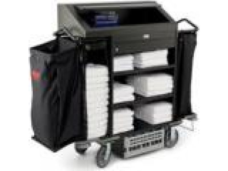 9T64 Deluxe High Security Housekeeping Cart