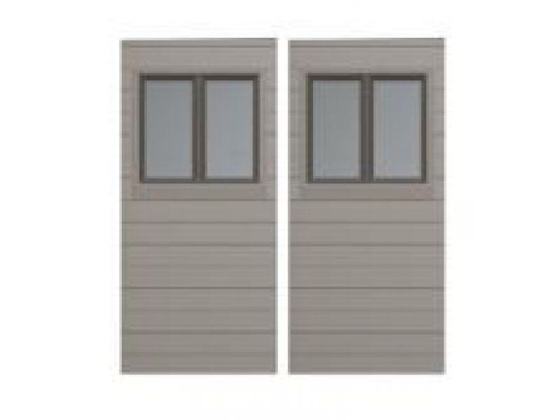 Two Extra Window Panels for 11-Foot Wide Sheds